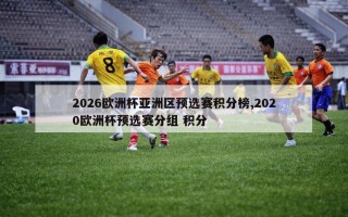 2026欧洲杯亚洲区预选赛积分榜,2020欧洲杯预选赛分组 积分
